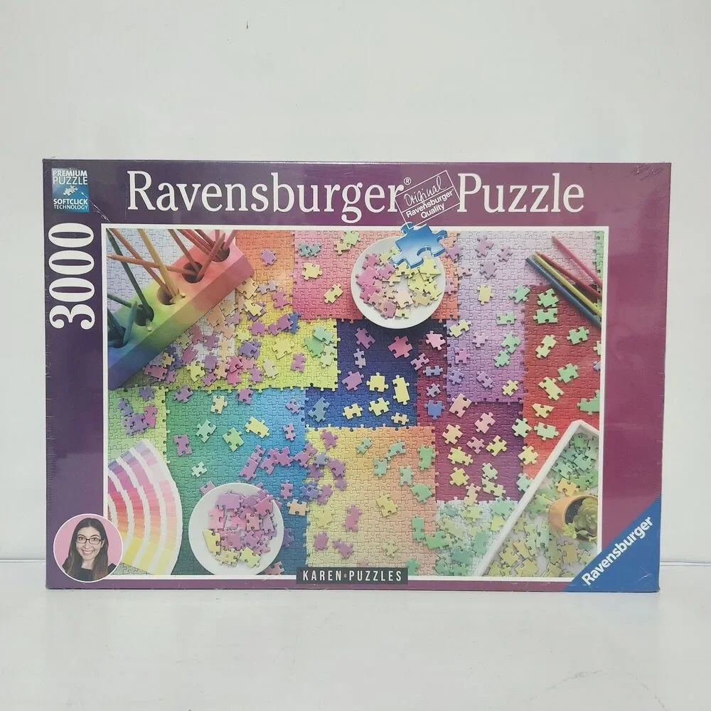 Ravensburger 3000pc Jigsaw Puzzle Karen Puzzles Colorful (Sealed) - 17-471-3